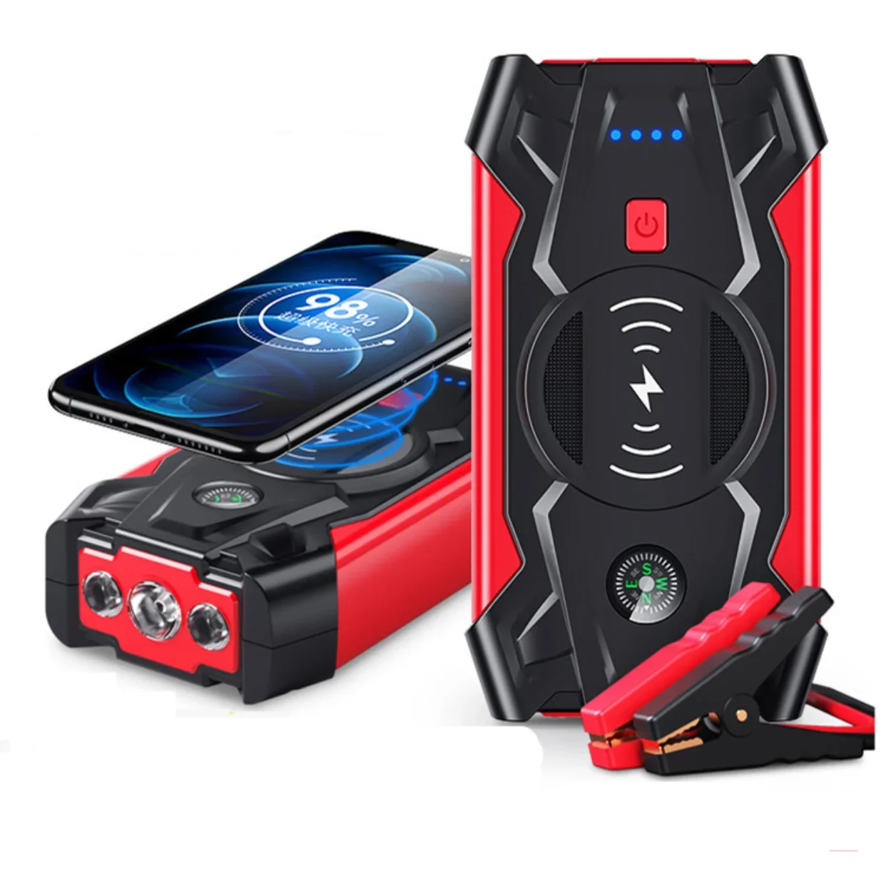 

39800mAh car starter power bank portable car battery booster charger 12V starter car emergency start lighting