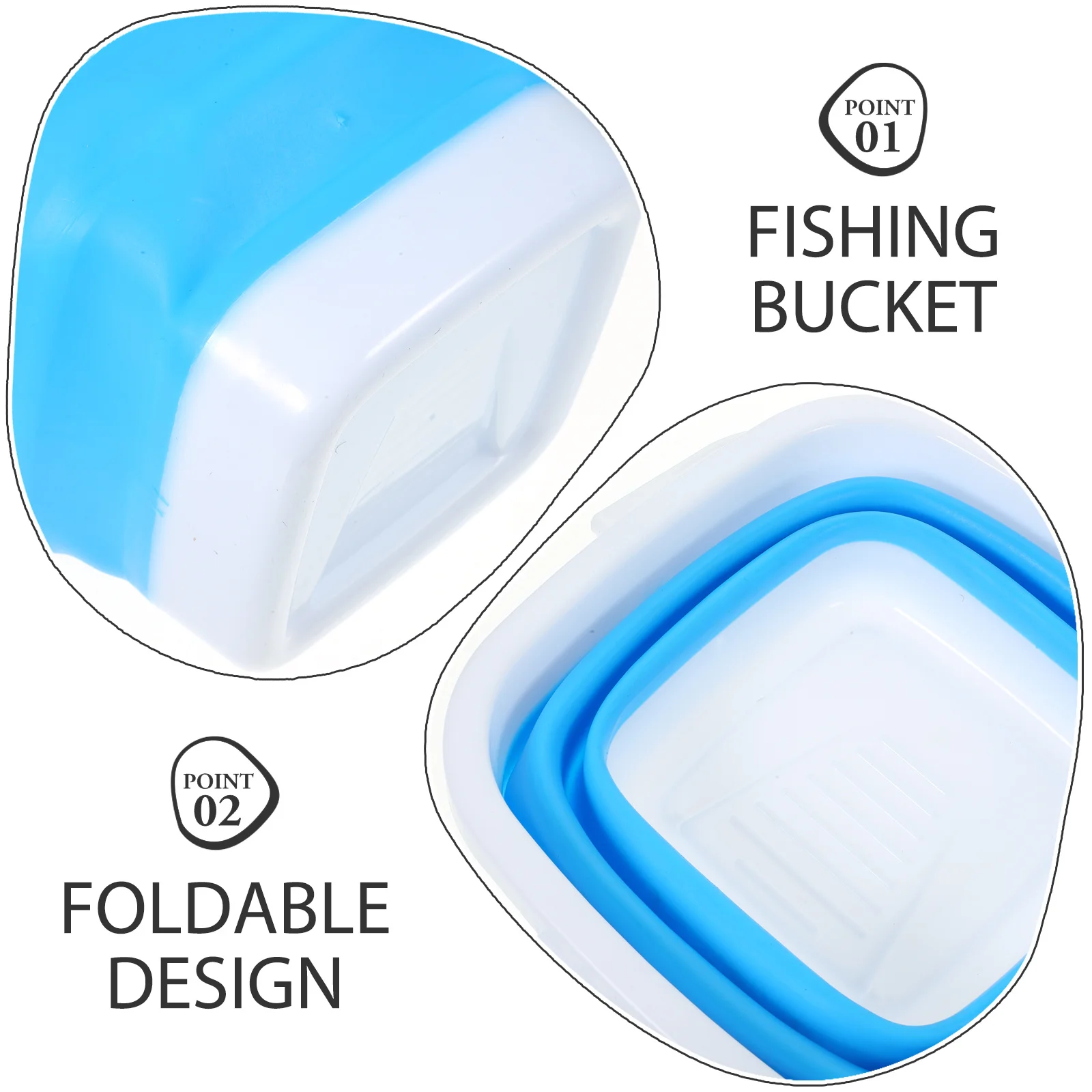 

1Pcs Durable Foldable Thickened Silicone Brush Washing Bucket Portable Painting Pen Tool Bucket for School Home Outdoor