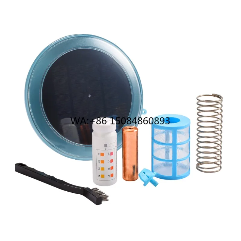 Solar Pool Ionizer Copper System- Eliminate Algae, Keeps Pool Clear Effective up to 35,000 Gal Reduces Chlorine