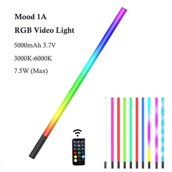 LUXCEO Mood1A 85cm 120cm RGB Video Light Tube Stick Color Changing Lamp Atmosphere Lighting for Party Room Bar Decor