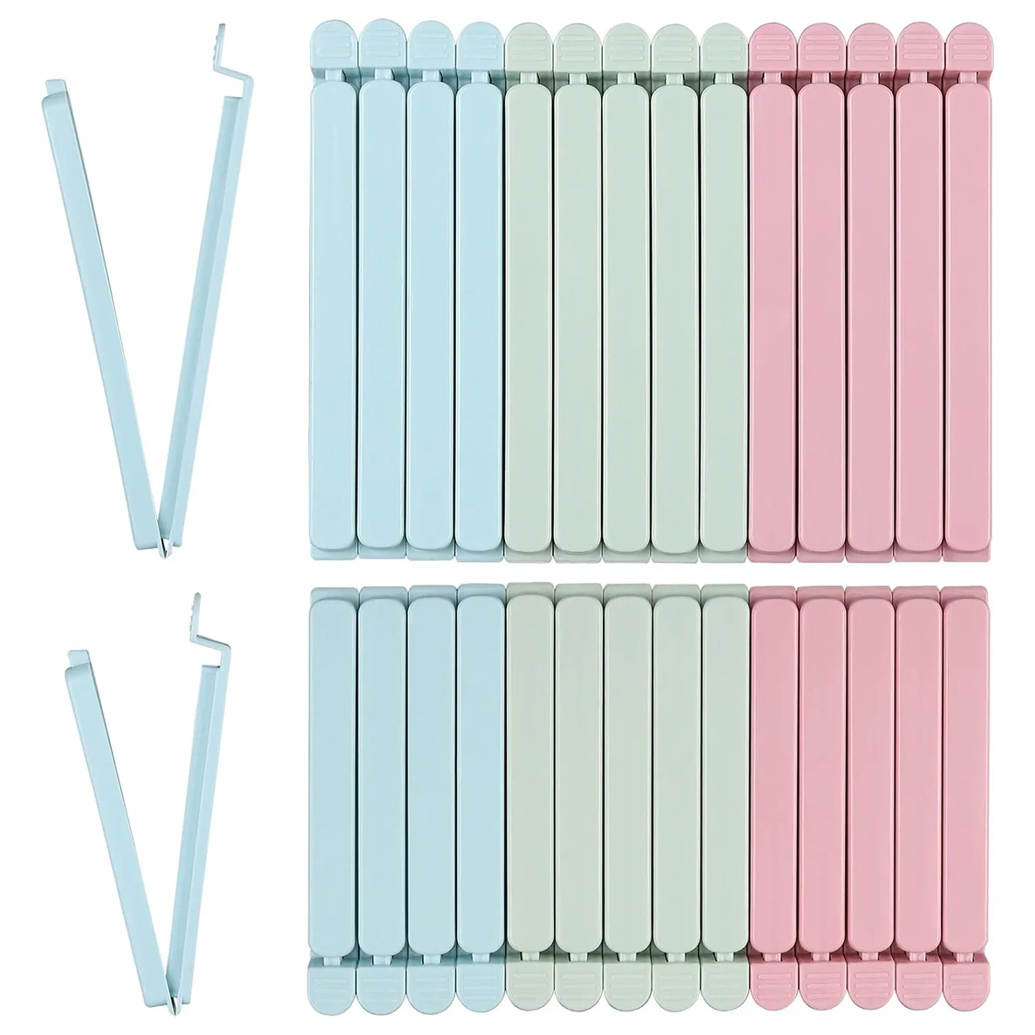 

5 шт. портативный кухонный уплотнитель для хранения продуктов питания, закусок, зажимы для упаковки, зажим для герметика, пластиковый инструмент, кухонные аксессуары