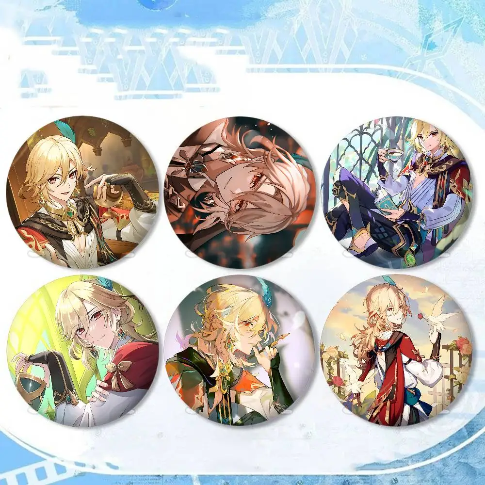 شارات Genshin Impact Kaveh دبابيس كرتونية دبابيس مصنوعة يدويًا لحقيبة الظهر وإكسسوارات المجوهرات شارة الهدايا #1