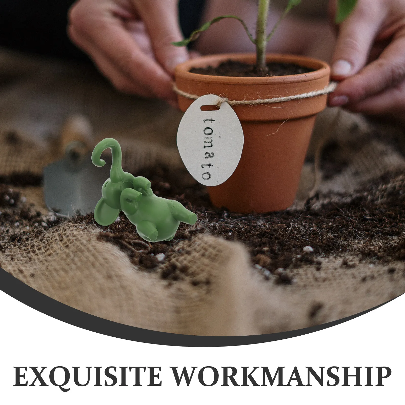Elephant Plant Holder for Hydroponics Soil Free Propagation Support Ideal for Indoor Gardens Succulents and Sprouts Stylish