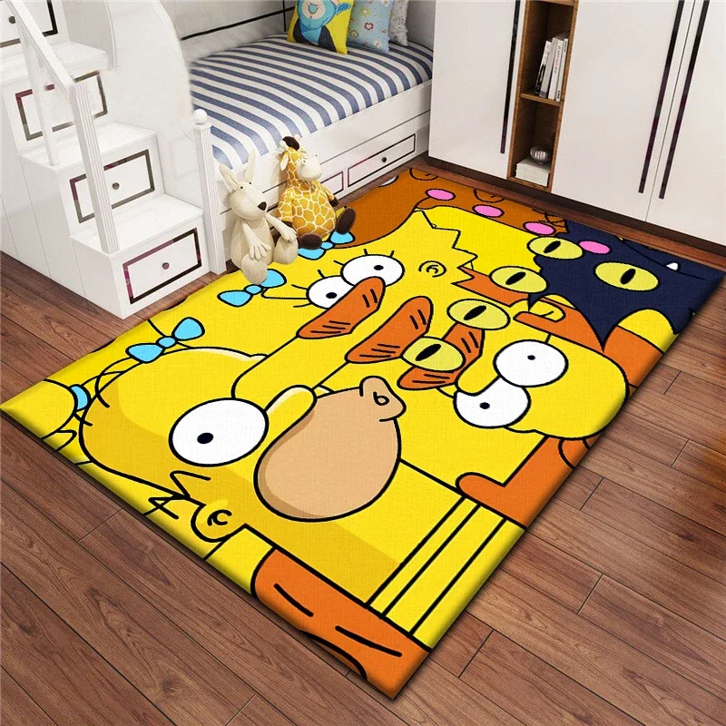 The Simpsons Carpet for children bedroom,Cartoon,cute rug,Living room floor mat,Kitchen mat,bedroom decor,room decoration,home