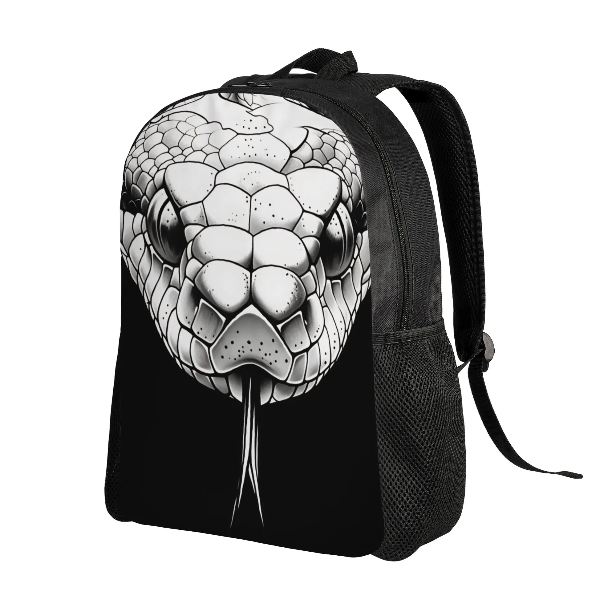 Snake Backpack  Trekking Backpacks Student Unisex Modern School Bags Colorful Breathable Rucksack