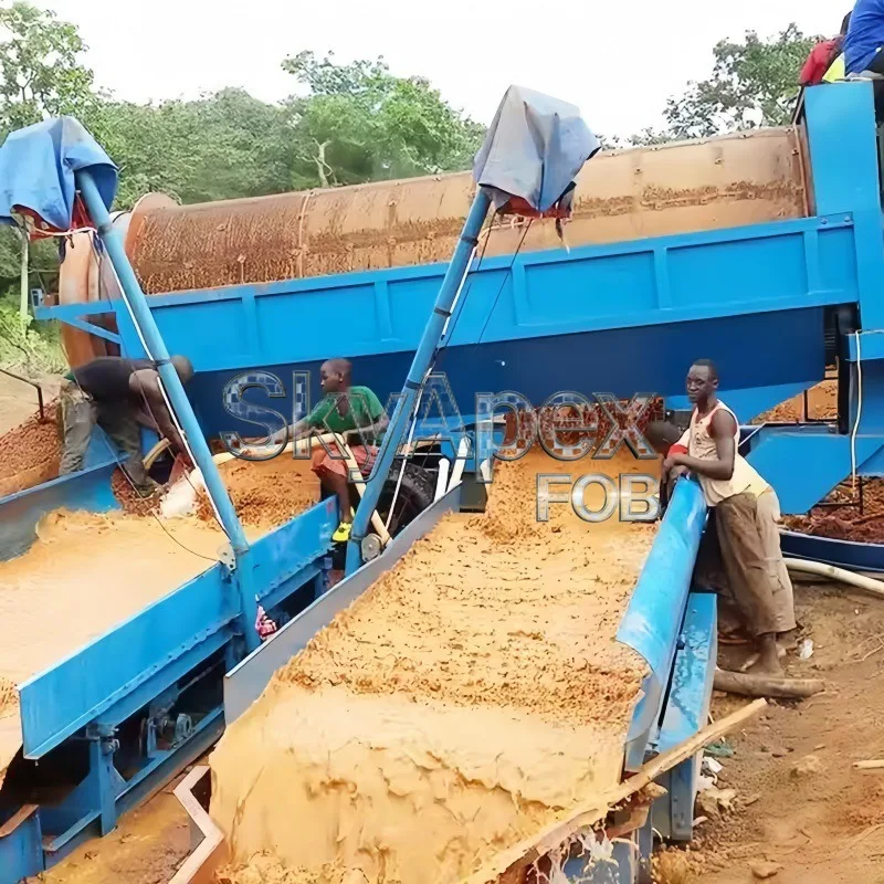 Deposit FOB Price GTS Series Mining Quarry Stone Trommel Screen Rotary Vibrating Sand Screener Sand Gravel Separation Equipment