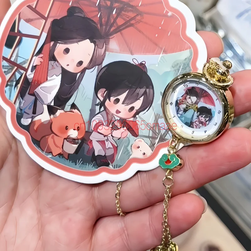 New Heaven Official'S Blessing Pocket Watch Blind Box Kawaii Anime Xie Lian Hua Cheng Collectible Mystery Decor Gifts For Adult