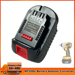 MT20DL Battery Adapter for Makita 18V Battery Use Convert into Dewalt 18V/20V Li-Ion Battery Power Tools Converter