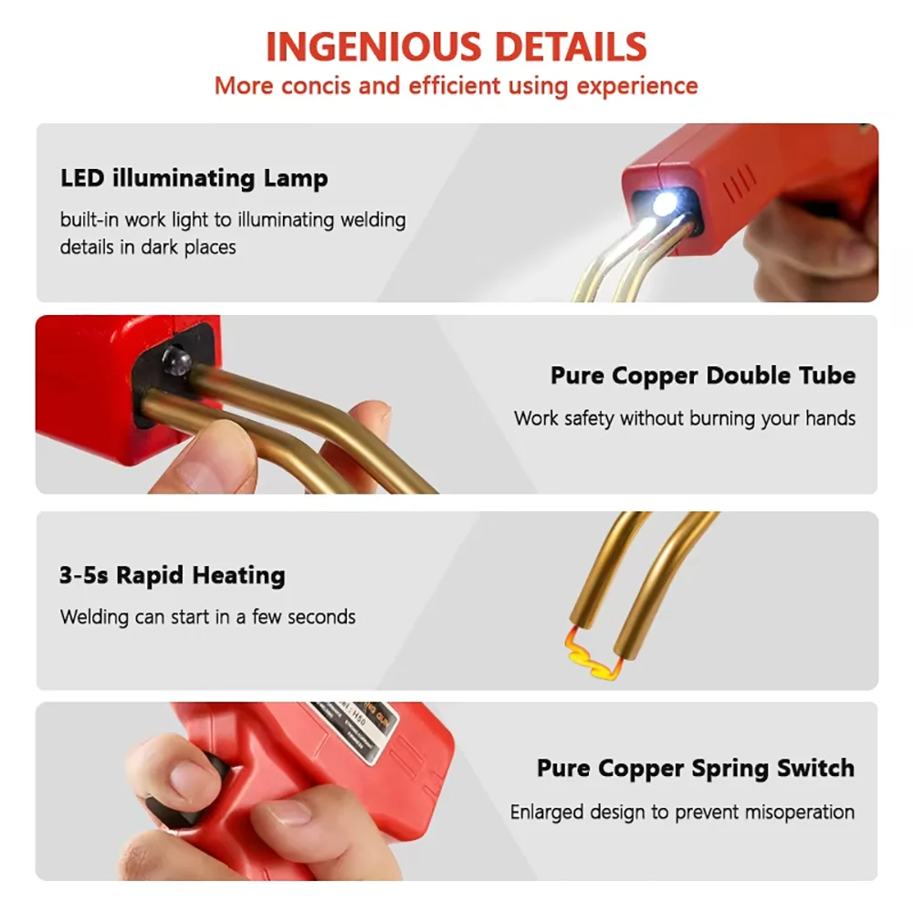 Plastic Welding Machine Hot Stapler Car Repair Tools 220V/110V 4 Types Of Welding Staples Bumper Welding Gun Plastic Repair Kits