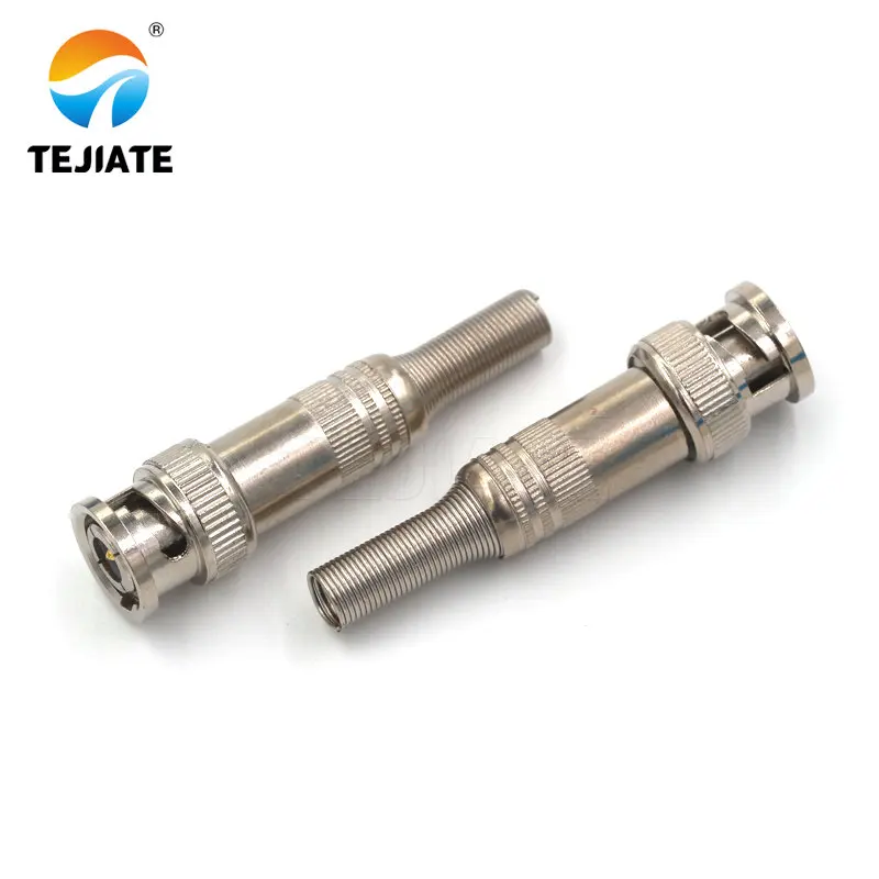 1PCS BNC-J-3/BNC-K/J-5 Tejiate Solderless Connector for Security CCTV Male and Female Adepter