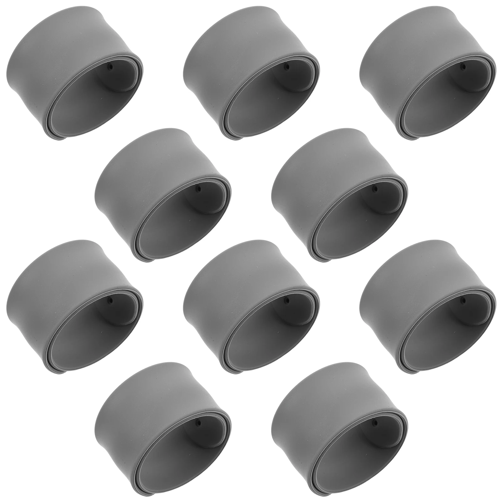 

10pcs Bracelets Silicone Bracelet Blank Wristbands Soft DIY Party Favors Gifts Flexible Silicone Bracelet Toys