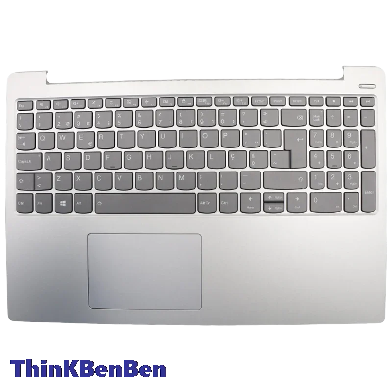 

PT Portuguese Platinum Grey Keyboard Upper Case Palmrest Shell Cover For Lenovo Ideapad 330S 15 15IKB 15AST 15ARR 5CB0R07264