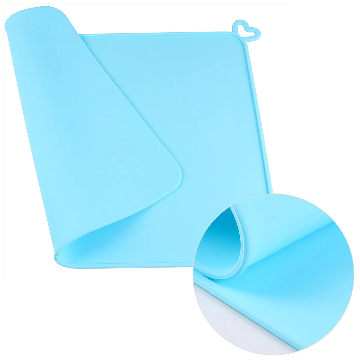 

1Pcs Soft Silicone Place Mat for Infants Heat Resistant Skid Proof Table Mat for Home and Dining Use Table Mats