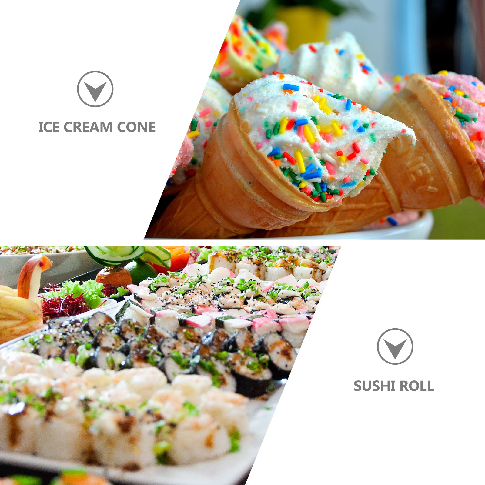 

Акриловый держатель для рулонов суши, подставка для конуса для мороженого, кухонные принадлежности, держатель для еды, кухонные принадлежности