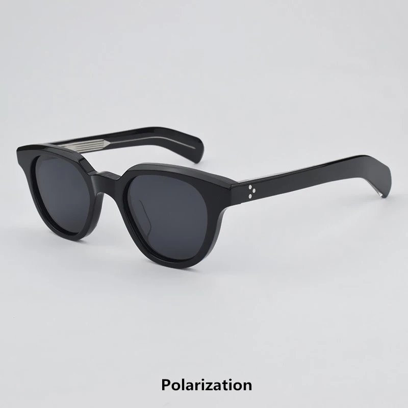 2025 ماركة خمر الاستقطاب النظارات الشمسية الرجال النساء 48RX ريترو القيادة نظارات شمسية موضة UV400 خلات في الهواء الطلق مكبرة النظارات