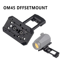 Tactical RMR-C Red Dot Sight Side Mount 45 Offset Optics Riser Base Accessories T01 T02 Airsoft Scope Holographic Degree Bracket