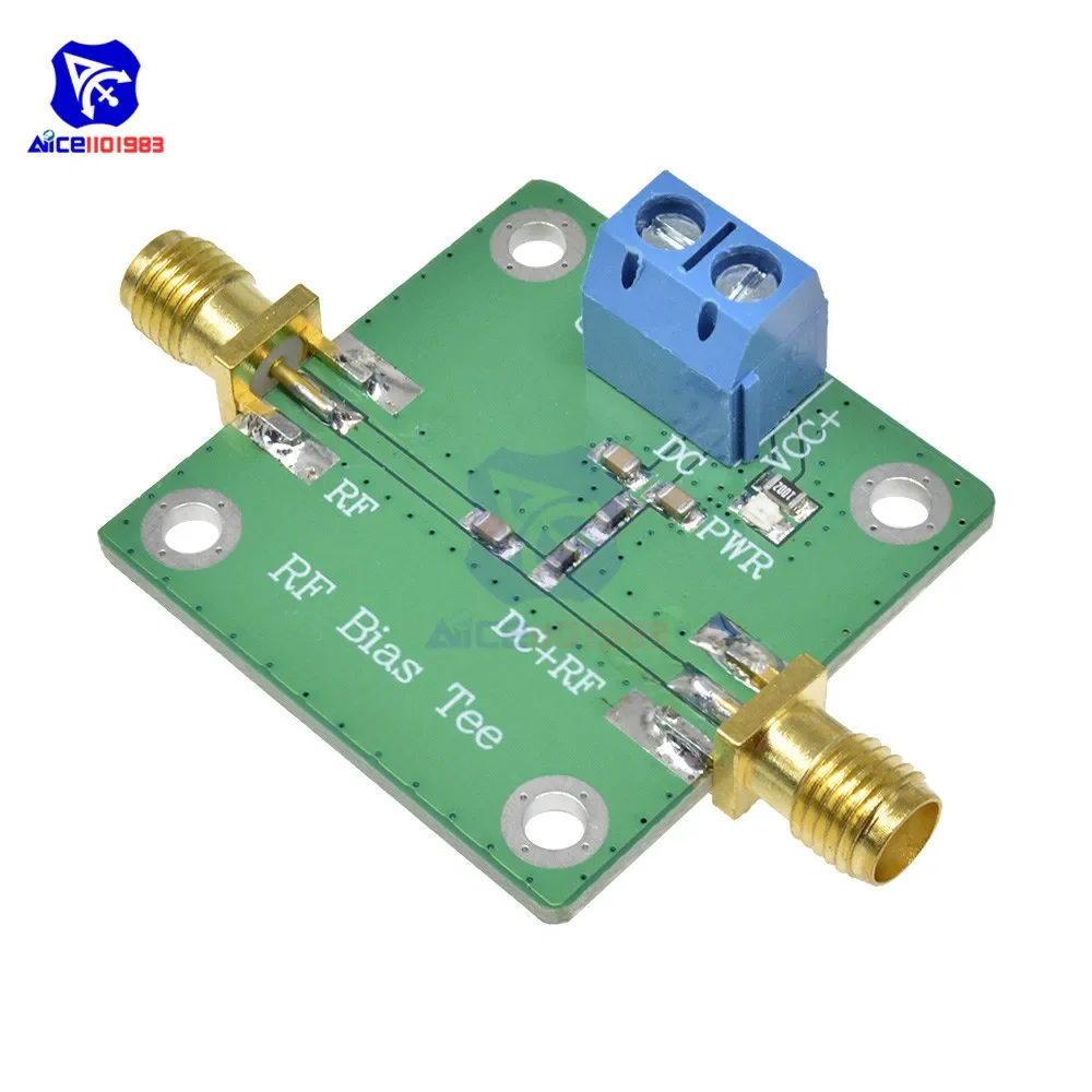 diymore 10-6000mHz Bias Tee Module RF DC Blocks Connecting Modes for HAM Radio RTL SDR LNA Low Noise Ham Radio Amplifier