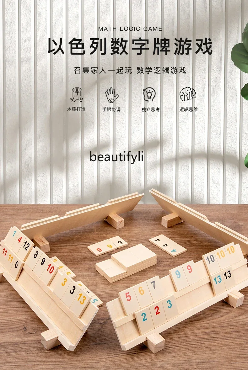 Mahjong cartão de jogo mesa multiplayer quebra-cabeça kara cartão segredo casual festa versão deluxe brinquedo