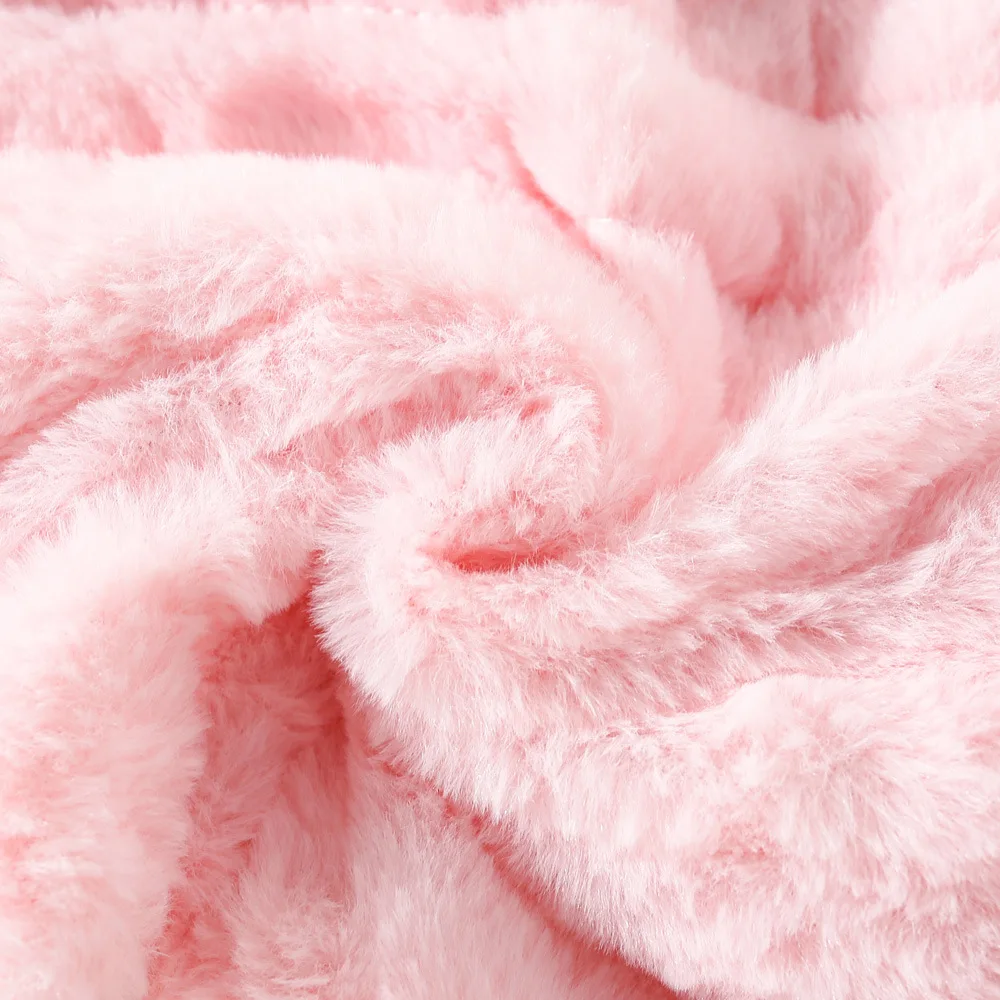 1 2 3 4 Jahre Winter Baby Mädchen Plüschjacke Verdickte Wärmende Mädchen Pullover Mantel Modische Kleinkind Kapuzenjacke Kinderkleidung – Detail 13