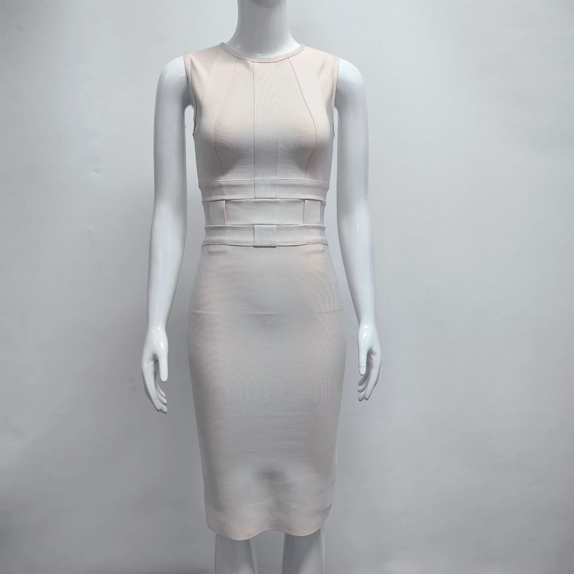 Ele Sexy Svel Wrap Dr High Waist Knitted Par Dr Thiened Spring Collection للنساء في منتصف العمر