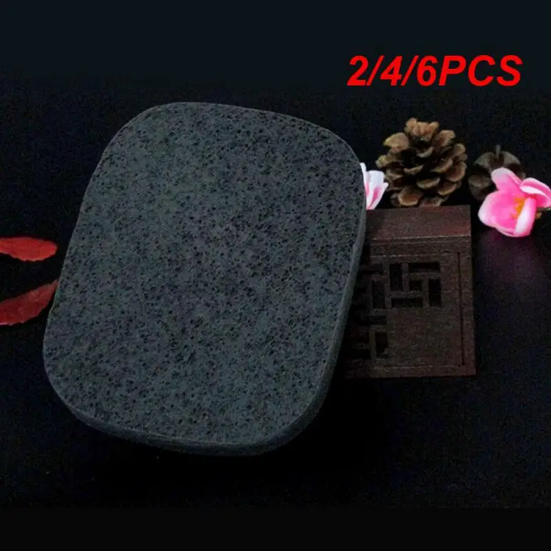 2/4/6PCS Black Bamboo Charcoal Pore Minimizing Beauty Makeup Accessory Eco-friendly Eco-friendly Beauty Sponge