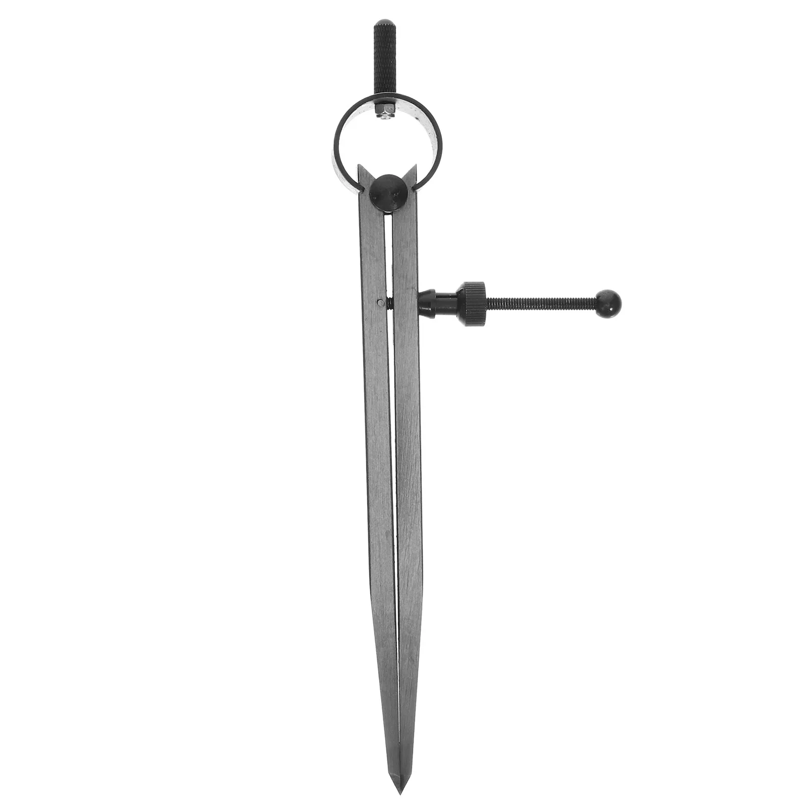 Metal Spacing Gauge Rust-Resistant Iron Spring Divider Caliper Ergonomic Handle Woodworking Drafting Precision Compass For