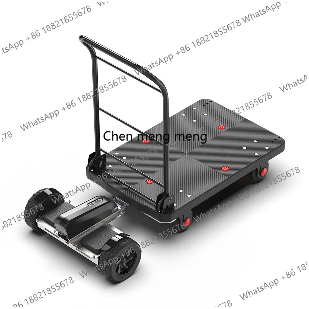 

Somatosensory electric quick dismantling trolley, cargo flatbed truck, warehouse trolley, small truck