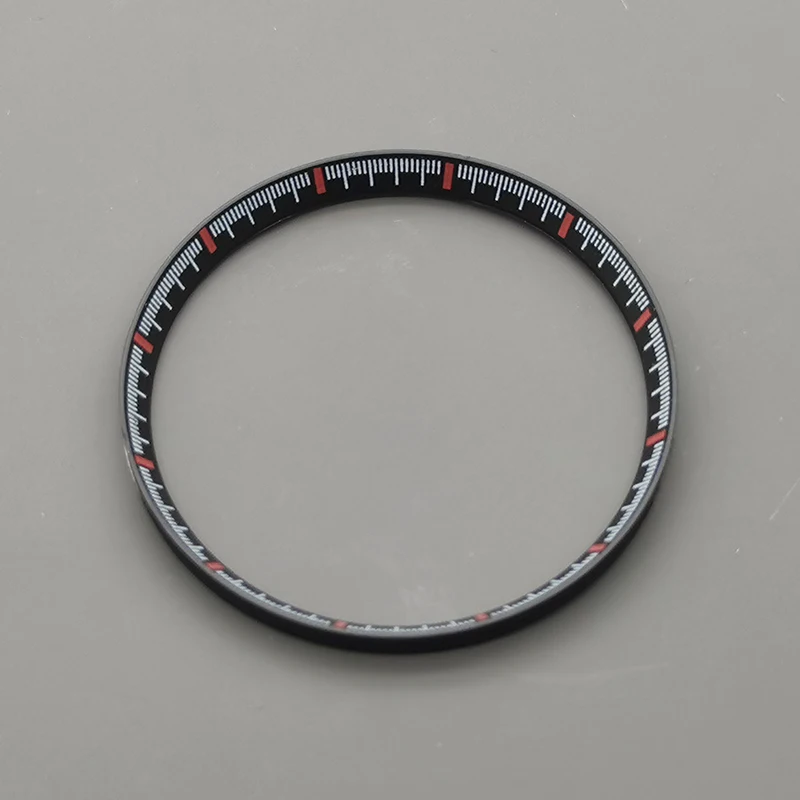 30.5mm Chapter Ring Fits SKX007 SKX009 SRPD Watch Cases Replace Plasticsr Inner Ring NH35 NH36 Watch Case Refit Parts