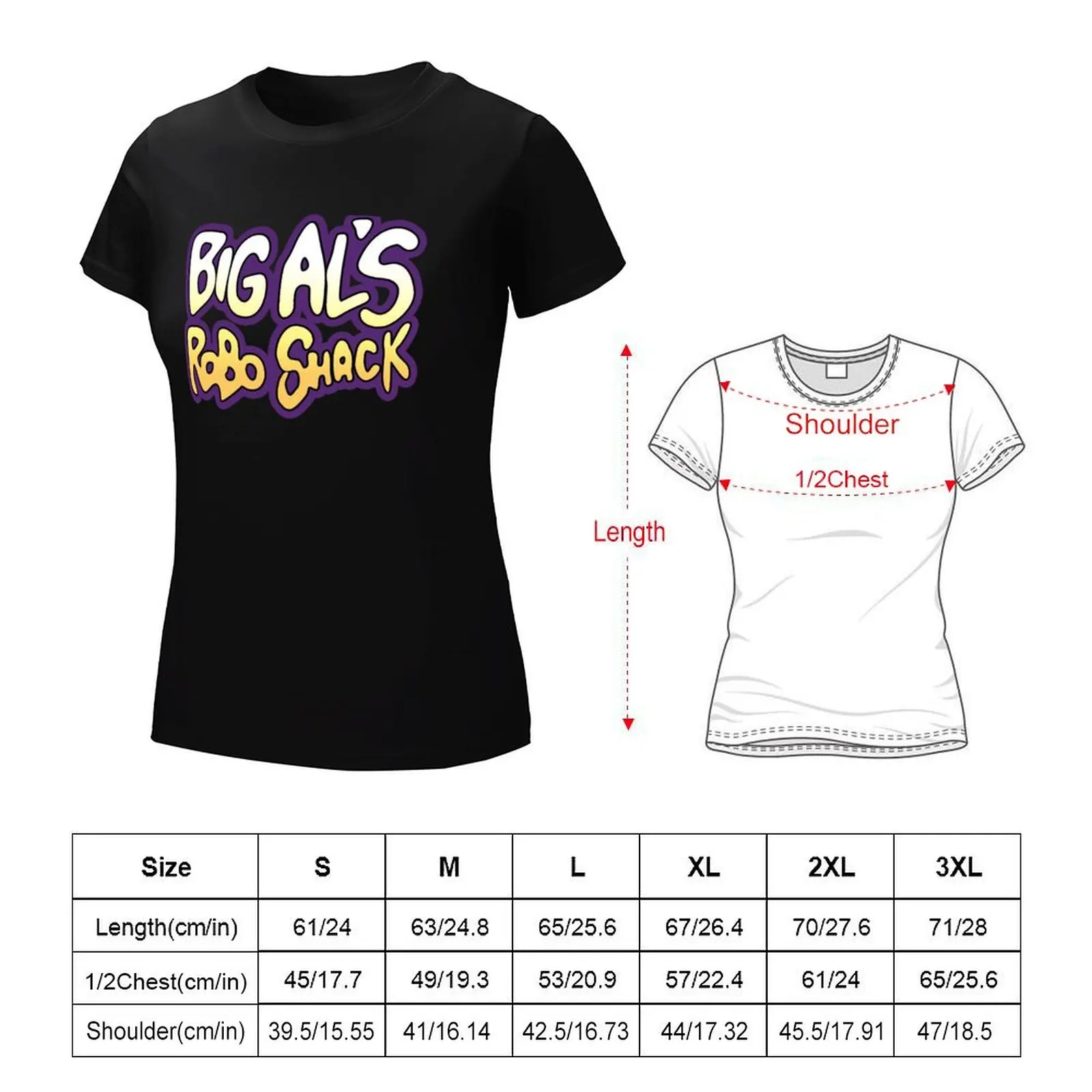 Big Al's Robo Show T-shirt, camisa com estampa animal para meninas, roupas femininas, roupas estéticas, mulheres Tees, comprar em verde