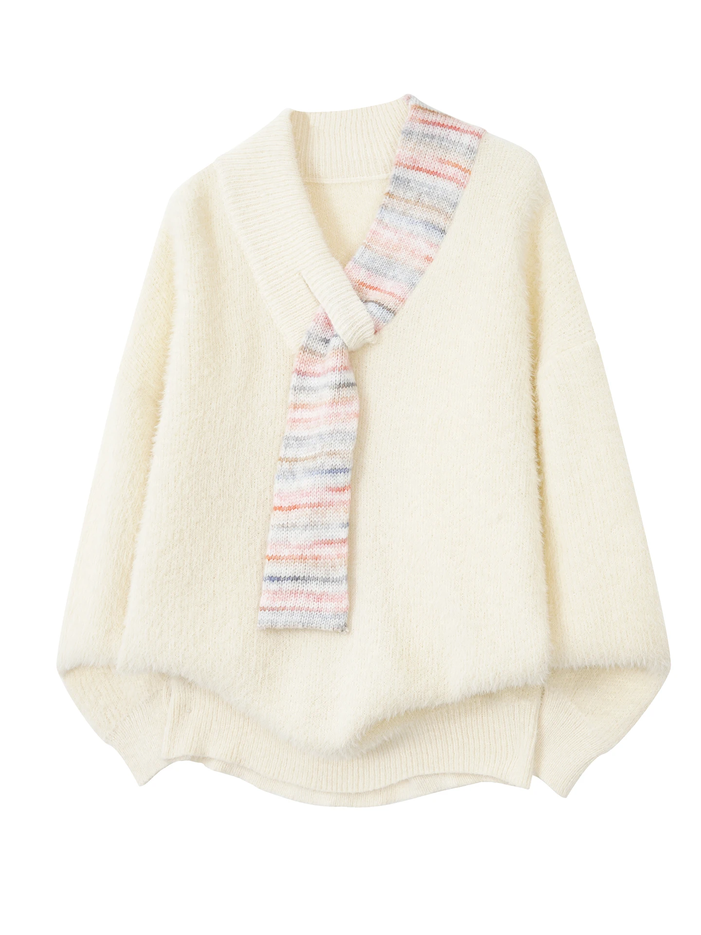 

Men's V-Ne Knitwear Loose Fit Spor Warmth Autumn Winter Casual Sle Premium Feelings Knitted Sweater for Teenagers And S...