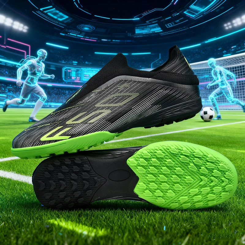 New Men's Football Boots Futsal Non Slip Cleats Soccer Shoes Ultralight Fg Grass Indoor Turf Comfortable Sport Adult Non-Slip