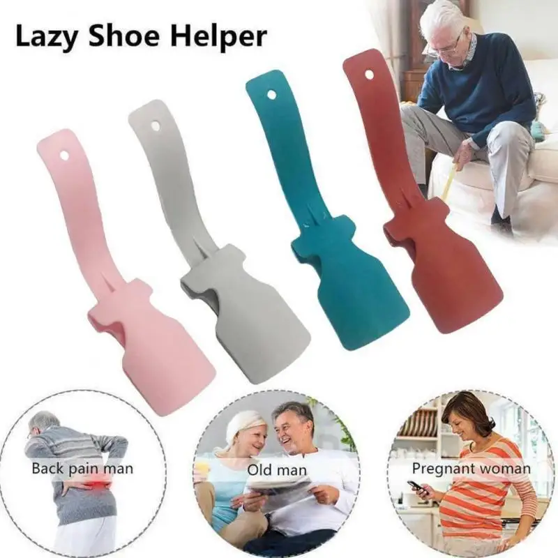 2PCS Lazy Unisex Wear Shoe Horn Helper Shoehorn Shoe Easy on and off Shoe Sturdy Slip Aid Dropshipping