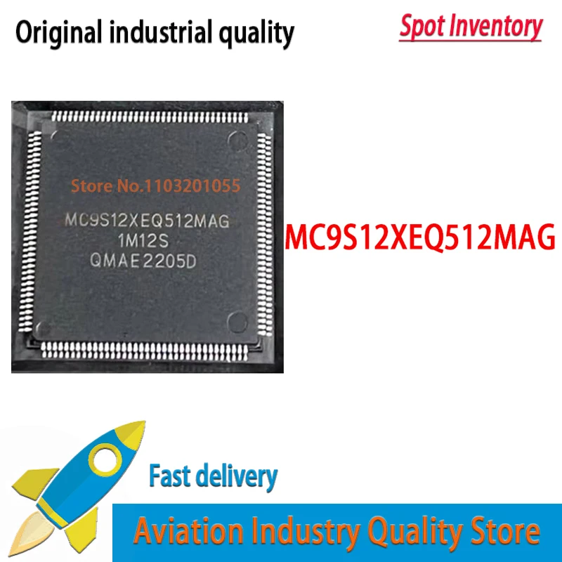 1PCS MC9S12XEQ512MAG MC9S12XEQ512 QFP144 Microcontroller