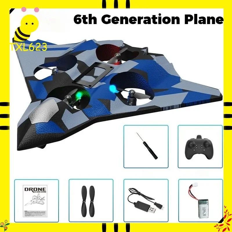 

2,4G пульт дистанционного управления RC пенопластовый планер самолет с датчиком силы тяжести удержание высоты трюк вращающийся перезаряжаемый прочный игрушечный самолет