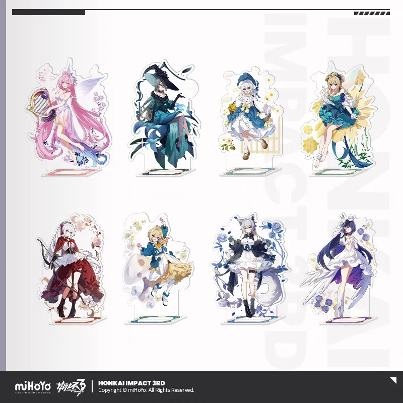 

miHoYo Official Honkai Impact 3 Fanglin Dream Ballad Series Acrylic LiPai Elysia Kiana Bronya Mei Theresa Cosplay Gifts Anime