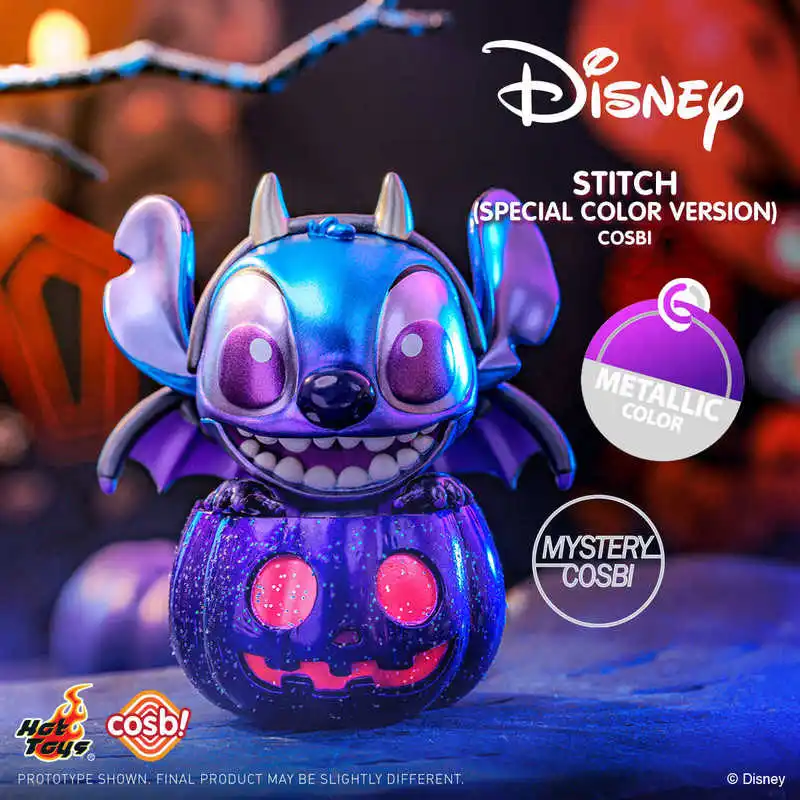 2024 Nowe gorące zabawki Disney Myszka Miki i przyjaciele Seria dyni Pudełko z niespodzianką Kawaii Cartoon Stitch Mickey Figurka Prezenty na Halloween