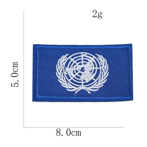 संयुक्त राष्ट्र ध्वज वेल्क्रो कढ़ाई बैज वस्त्र सहायक उपकरण DIY कपड़ा स्टिकर कपड़े आर्मबैंड चिपकने वाला पैच थोक 10 best sales राष्ट्र लीग पैच - №7