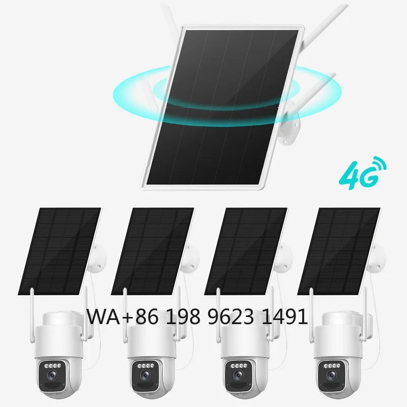 

Wireless 4G Solar Security NVR Kit 2K/4MP Night Vision PIR Sensor Home Monitoring System