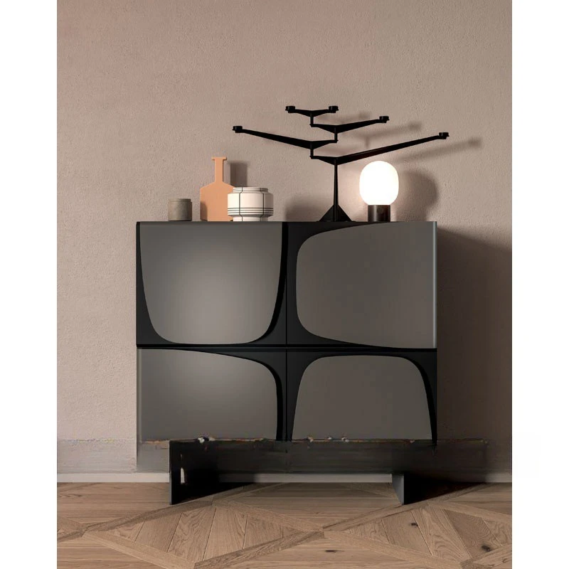 

Креативный боковой шкаф для дивана, скандинавская обеденная сторона, современный простой шкафчик, итальянский минималистичный шкаф для хранения обуви