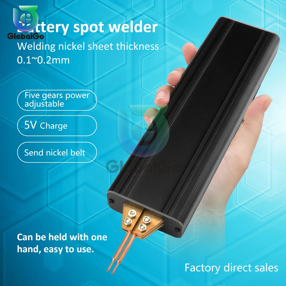 Spot Welding Machine Lithium Battery Nickel-metal Hydride Nickel-cadmium 0.1-0.12mm Nickel Sheet DIY 18650 Battery Spot Welder