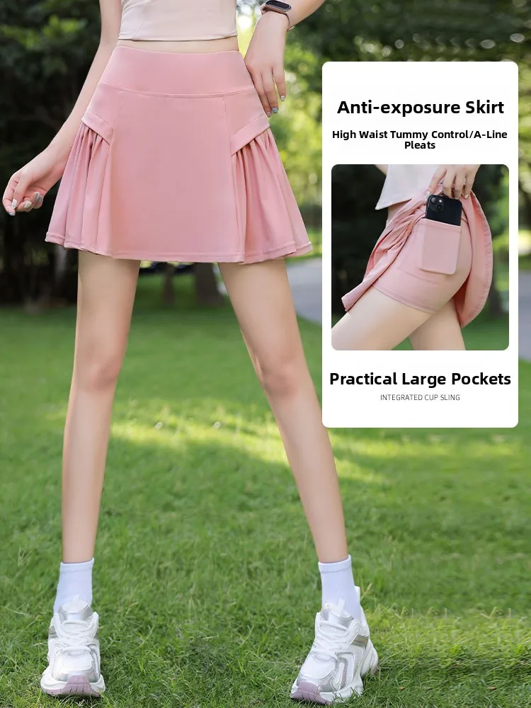 Set sportivo da corsa da donna Qui Dry Faionable Summer 2025 New Sle Tennis Fitn Top Morning Run Abbigliamento Tuta da badminton