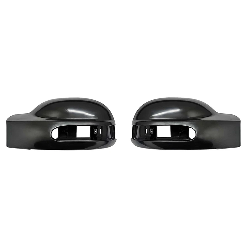 2PCS Car Rear View Mirror Cover Trim Kit For Mercedes Benz Viano W639 2003-2010, Right A6398110561 & Left A6398110461