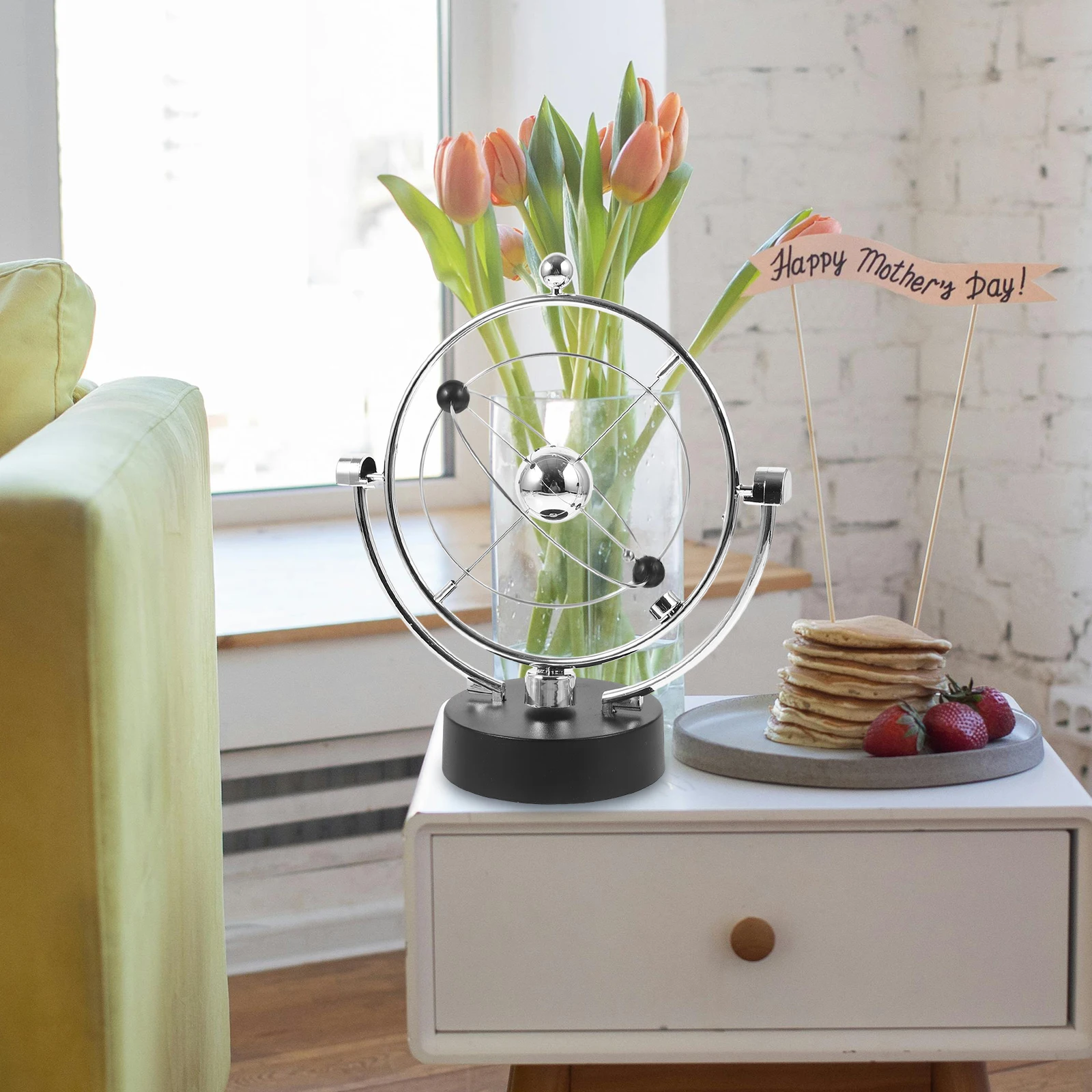 

Rocker Desktop Desktop Perpetual Perpetual Motion Physics For Office Home Decoration Celestial Instrument