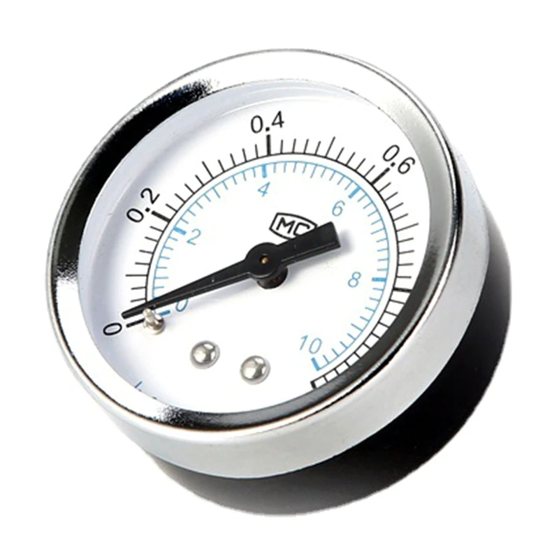 Mini Low Pressure Gauge Back Mount 1/8\