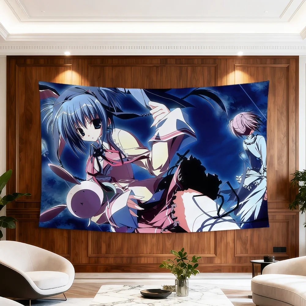 Kawaii Moe Drop Flag Anime Zimmer Wohnheim Y2k Candy Party Hogar Nachttisch Wohnzimmer Wandbehang Mädchen Korie Deko Riko Banner Geschenk – Detail 14