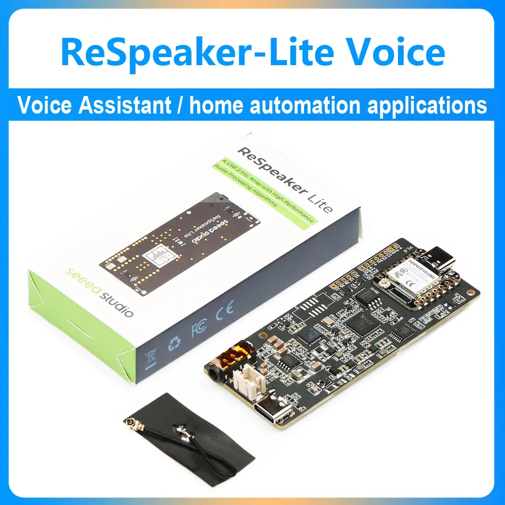 ReSpeaker Lite smart voice assistant Kit home automation applications For SeeedStudio XIAO ESP32 S3/S3 Sense For Arduino