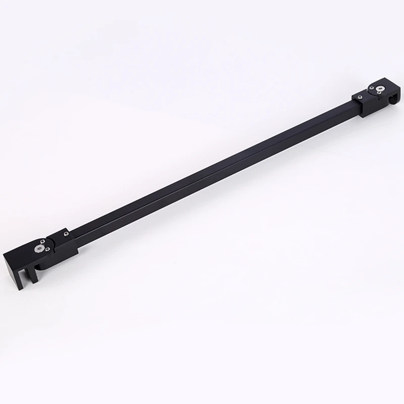 

304 Stainless Steel Glass Shower Support Bar Bathroom Door Fixed Rod Fixed Clamp Glass-to-Wall Adjustable Angle Clip