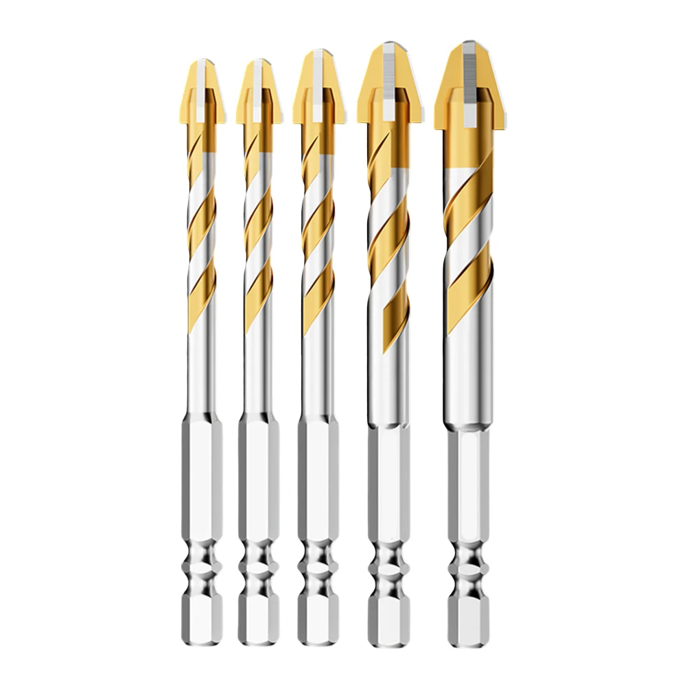 

Tile Drill Bits 9-Blade Drill Bit Set Home Improvement Nine Blade Drill Set Elegant Packaging Enhanced Stability
