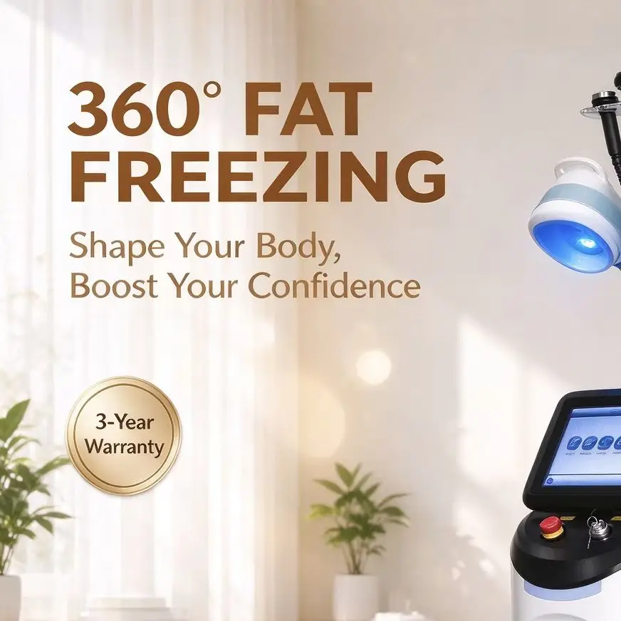 MYOslim 360 Surround Cooling Body Shaping Device Fat Burning Lymphatic Drainage Skin Firming Salon Slimming Machine