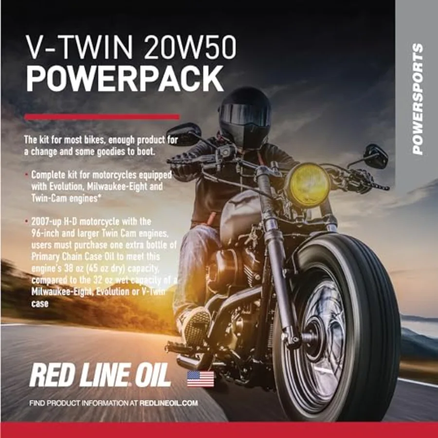 90226 20W50 Powersport Motor Oil VTwin 1 Powerpack Kit #2